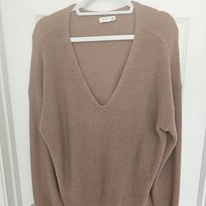 Gentle Fawn Brown Tucker Sweater